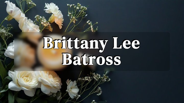 Brittany Lee Batross, Zanesville, Ohio