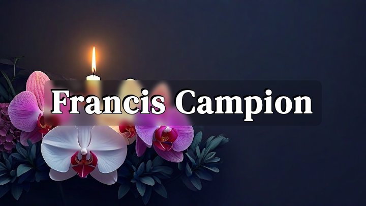 Francis Campion, Palm Springs, Florida