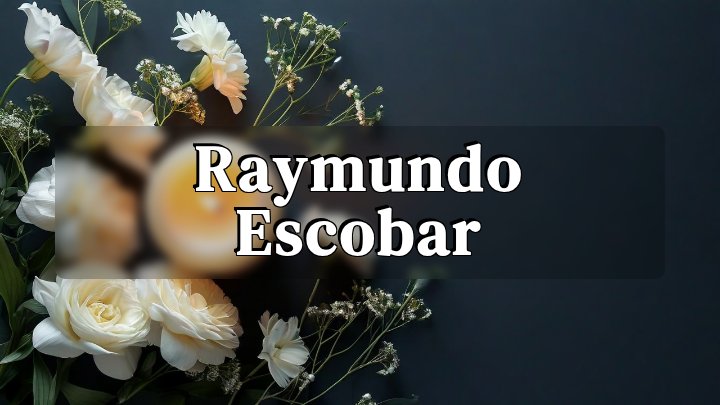 Raymundo Escobar, Delano, California